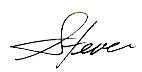 Image: Steve signature