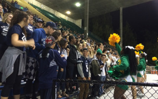 Photo: Skyview fans cheer Seattle's Roosevelt High School