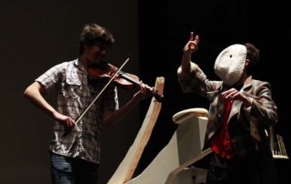 Photo of students performing , school of arts