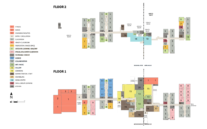Image: McLoughlin and Marshall floor plans