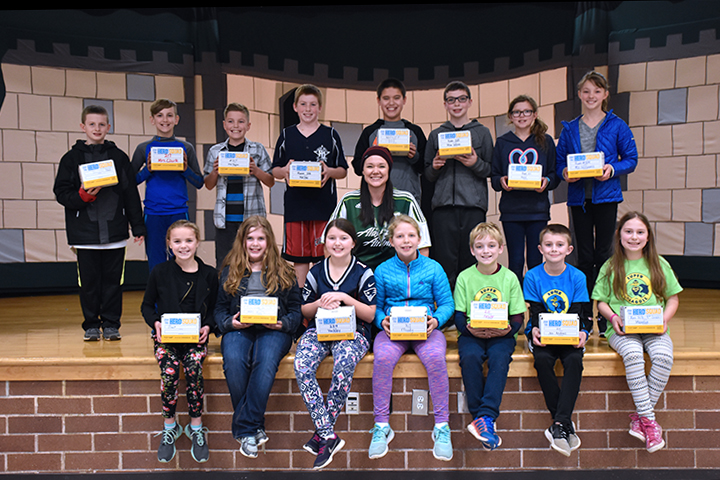 Lake Shore students who raised funds for the Leukemia and Lymphoma Society