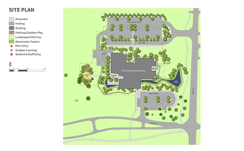 Site plan for new iTech