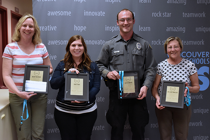 April 2018 Employee Excellence Award winners