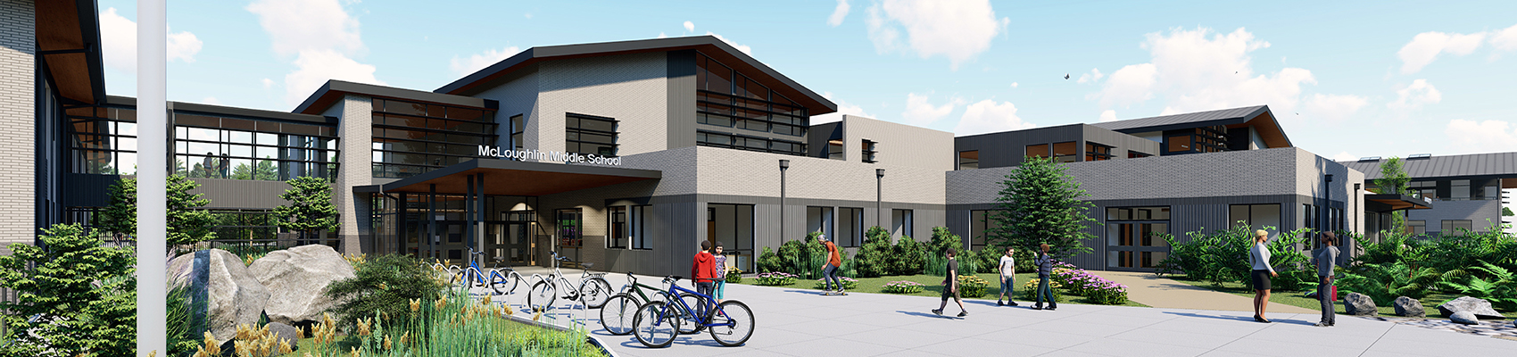 Rendering of the new McLoughlin exterior