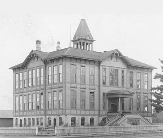 Central School was built 13th Street and Franklin.