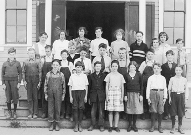 Salmon Creek School, grades 5–8, 1922-23