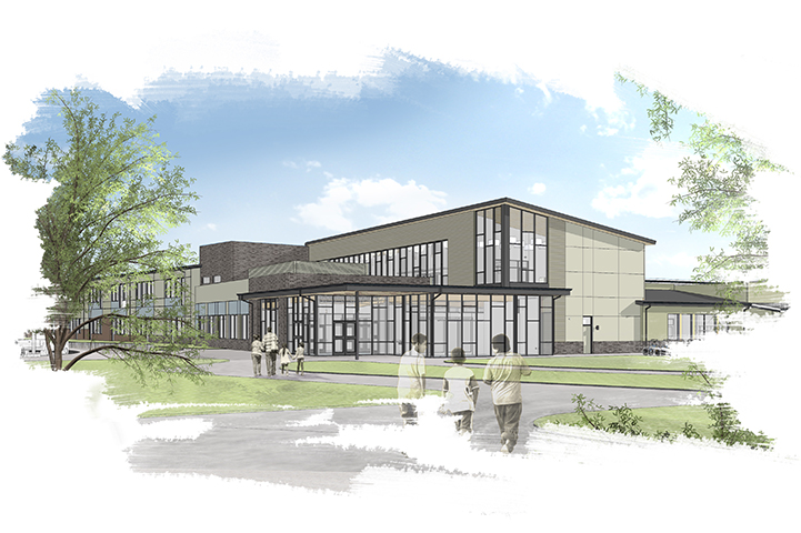 Rendering of the new King Elementary