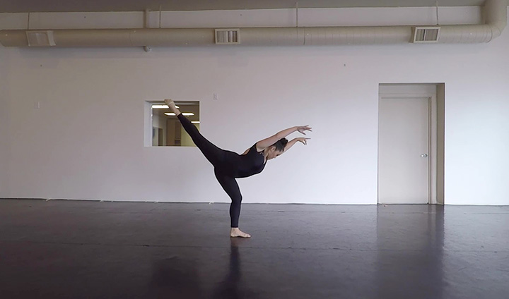 Dancer performing "Moment"