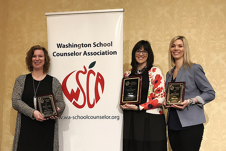 School counselor of the year finalists and recipient