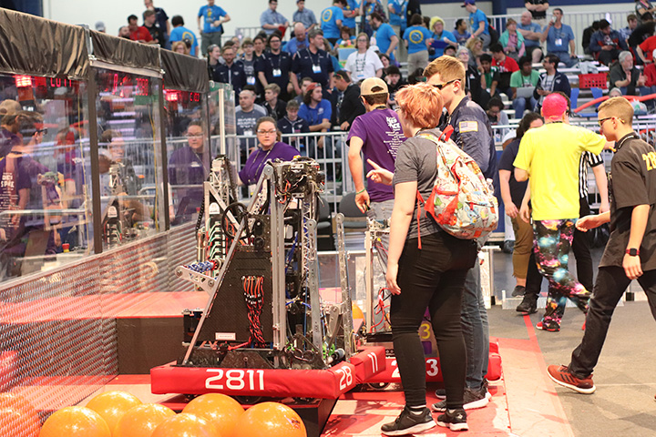 Stormbots team in action