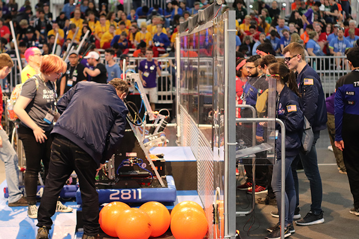 Stormbots team in action