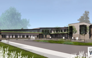 Rendering of new elementary school to be built at NE 25th Avenue and 88th Street