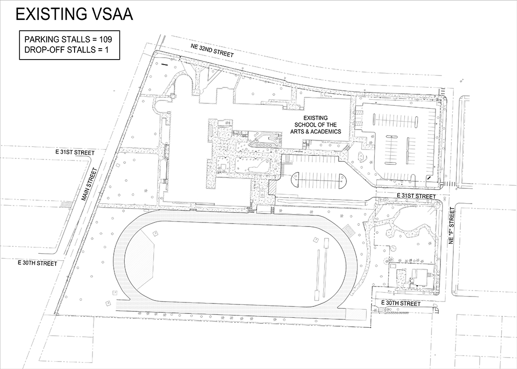 Existing site of VSAA