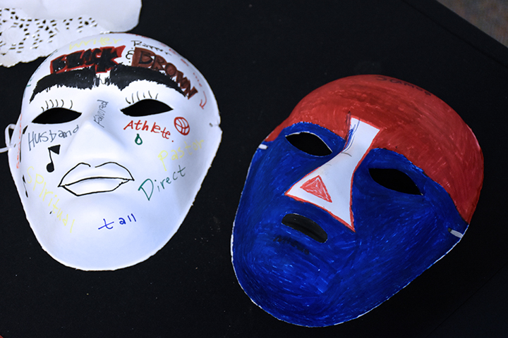 theatrical masks