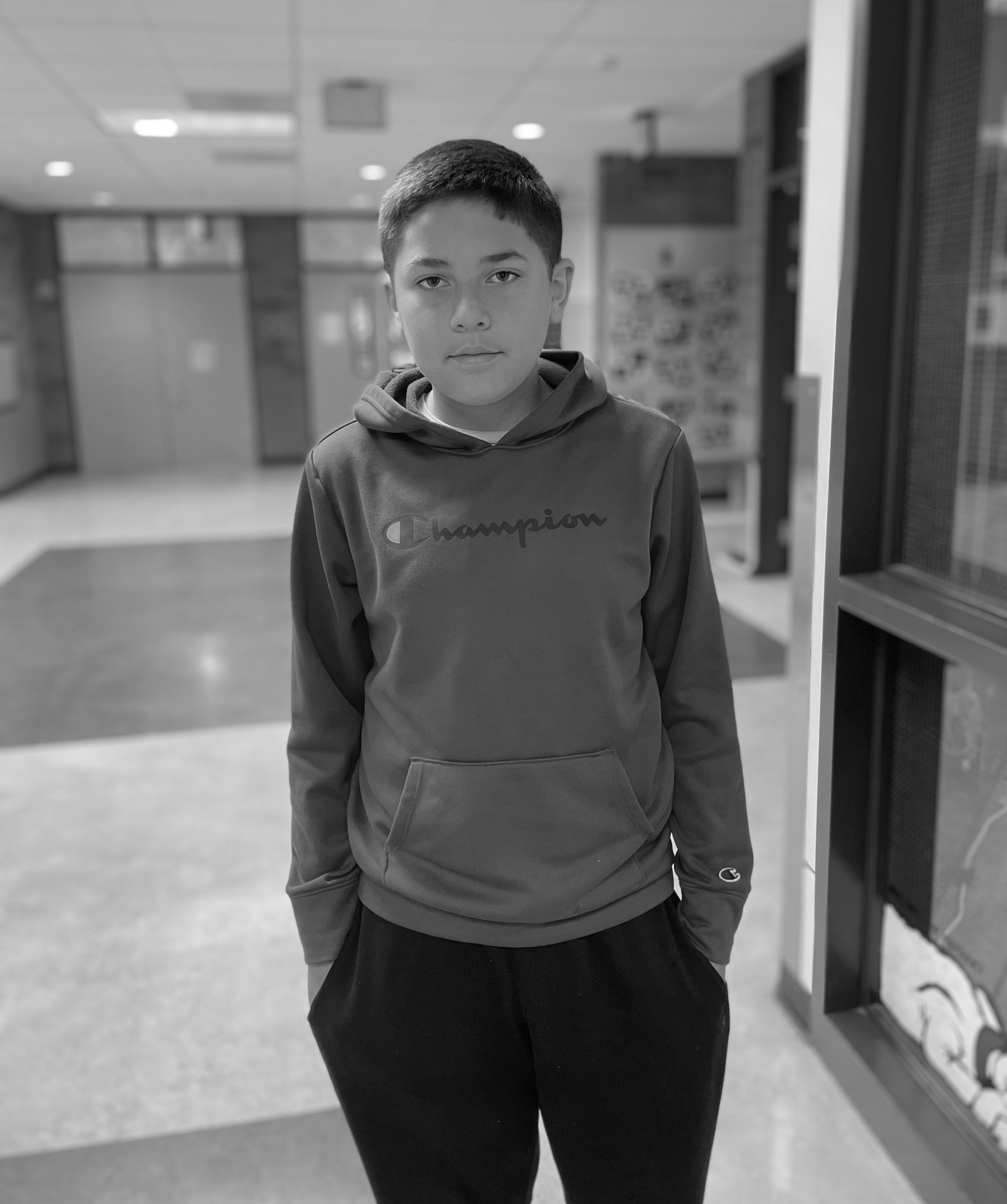 Manuel student at Washington Elementary School