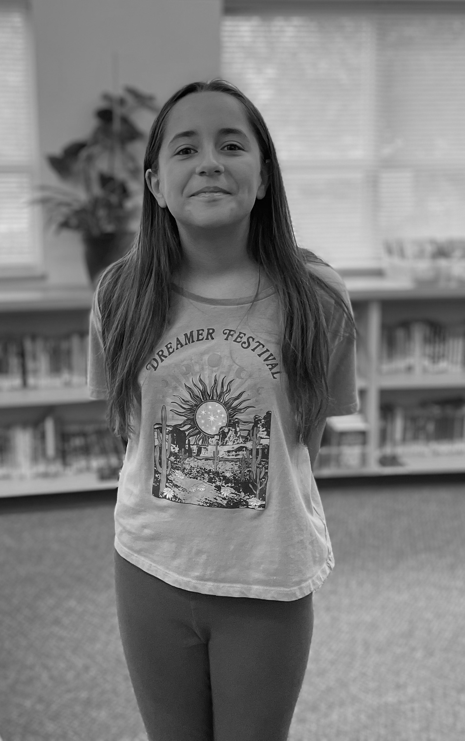 Mia, a fifth-grade student at Eisenhower Elementary School