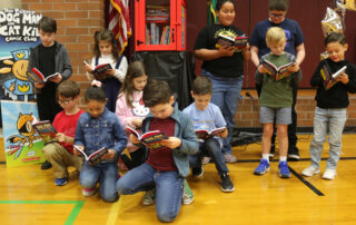 Vancouver Public Schools students and staff unveiled a new Little Free Library on Oct. 25 at the Heights Campus in Vancouver.